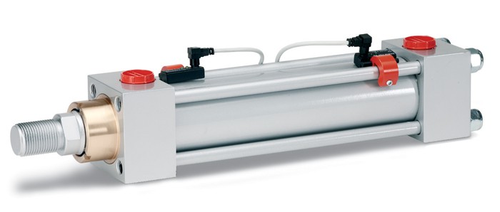 magnetic tie rod hydraulic cylinder detailed image
