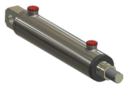 rear clevis mounted hydraulic cylinder